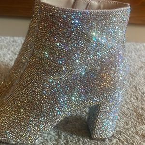Betsy Johnson rhinestone boots